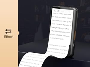 MECHEN D53 128 GB Bluetooth 5.3 MP3 Player – 2.4″ Full Touchscreen & HiFi Speaker